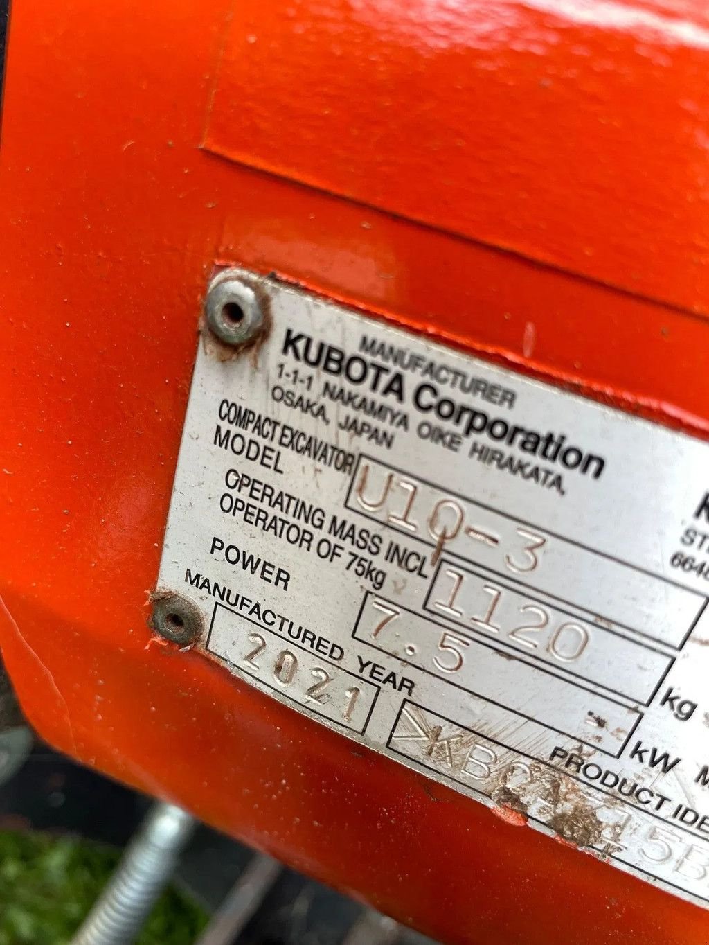 Minibagger tip Kubota U10-3, Gebrauchtmaschine in Kwintsheul (Poză 11)