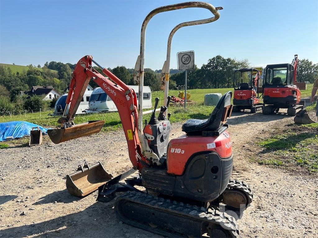 Minibagger des Typs Kubota U10-3, Gebrauchtmaschine in Düsseldorf (Bild 3)