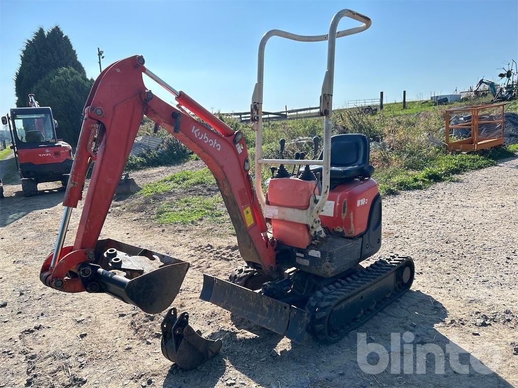 Minibagger des Typs Kubota U10-3, Gebrauchtmaschine in Düsseldorf (Bild 3)