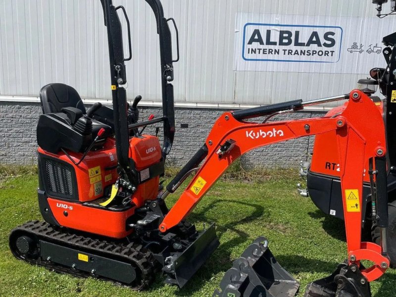 Minibagger типа Kubota U10-5 graafmachine NIEUW! Met bakken, Gebrauchtmaschine в Kwintsheul