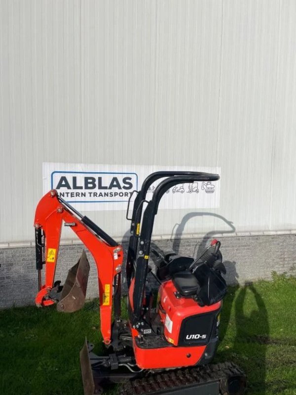 Minibagger typu Kubota U10-5 minigraver joystick 2022 slechts 458 uur, Gebrauchtmaschine w Kwintsheul (Zdjęcie 4)