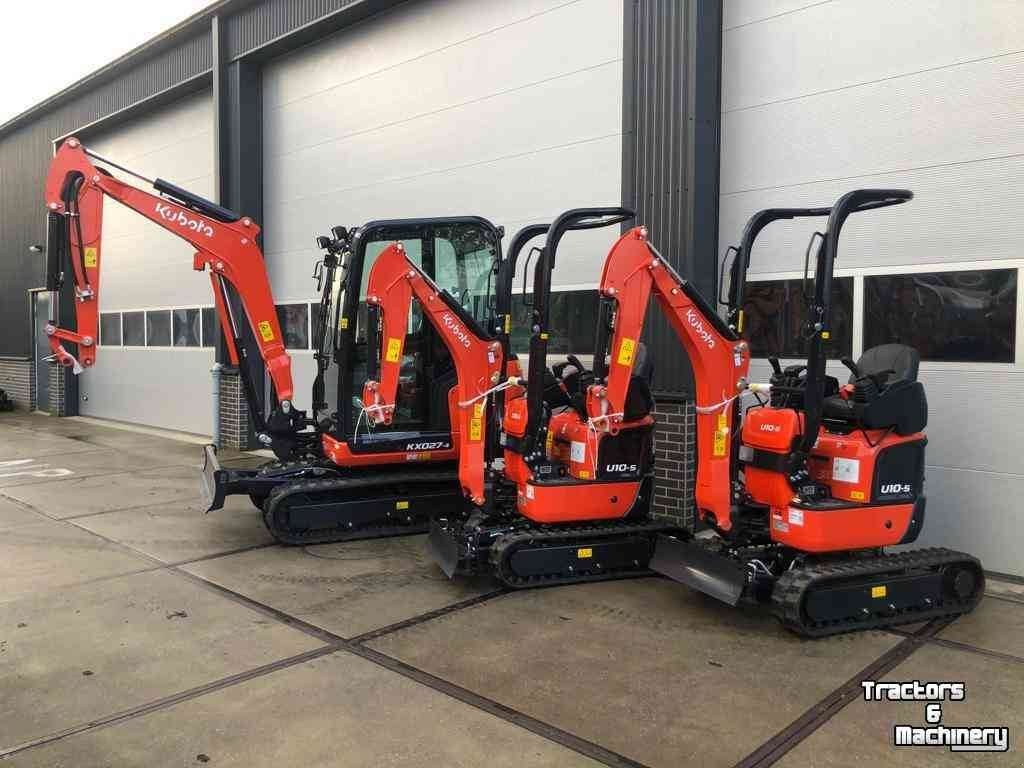 Minibagger van het type Kubota U10-5 minigraver, Gebrauchtmaschine in Zevenaar (Foto 1)