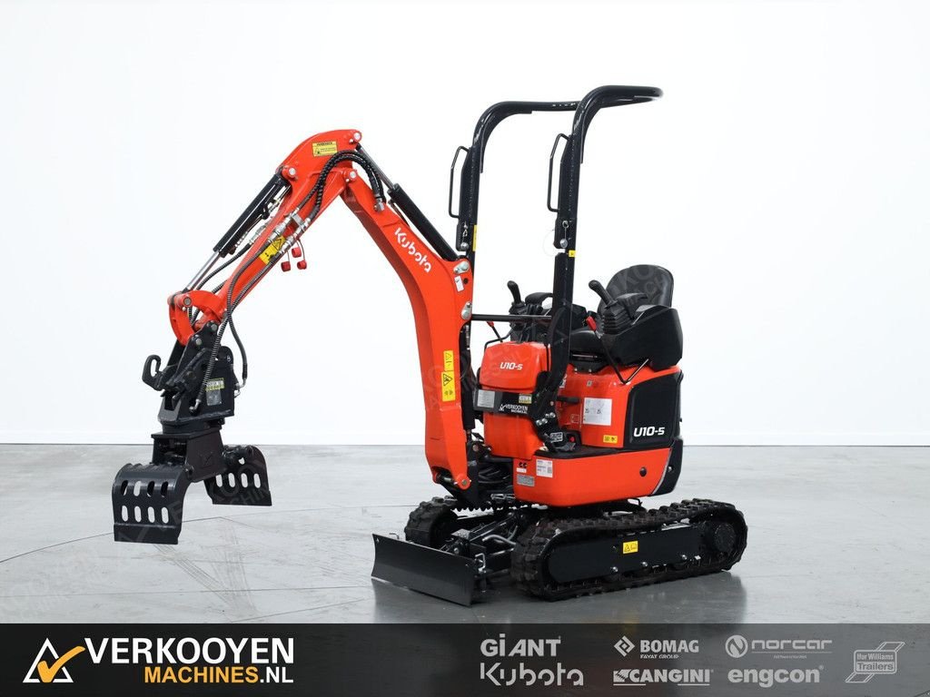 Minibagger Türe ait Kubota U10-5 + Sloopsorteer, Neumaschine içinde Vessem (resim 1)