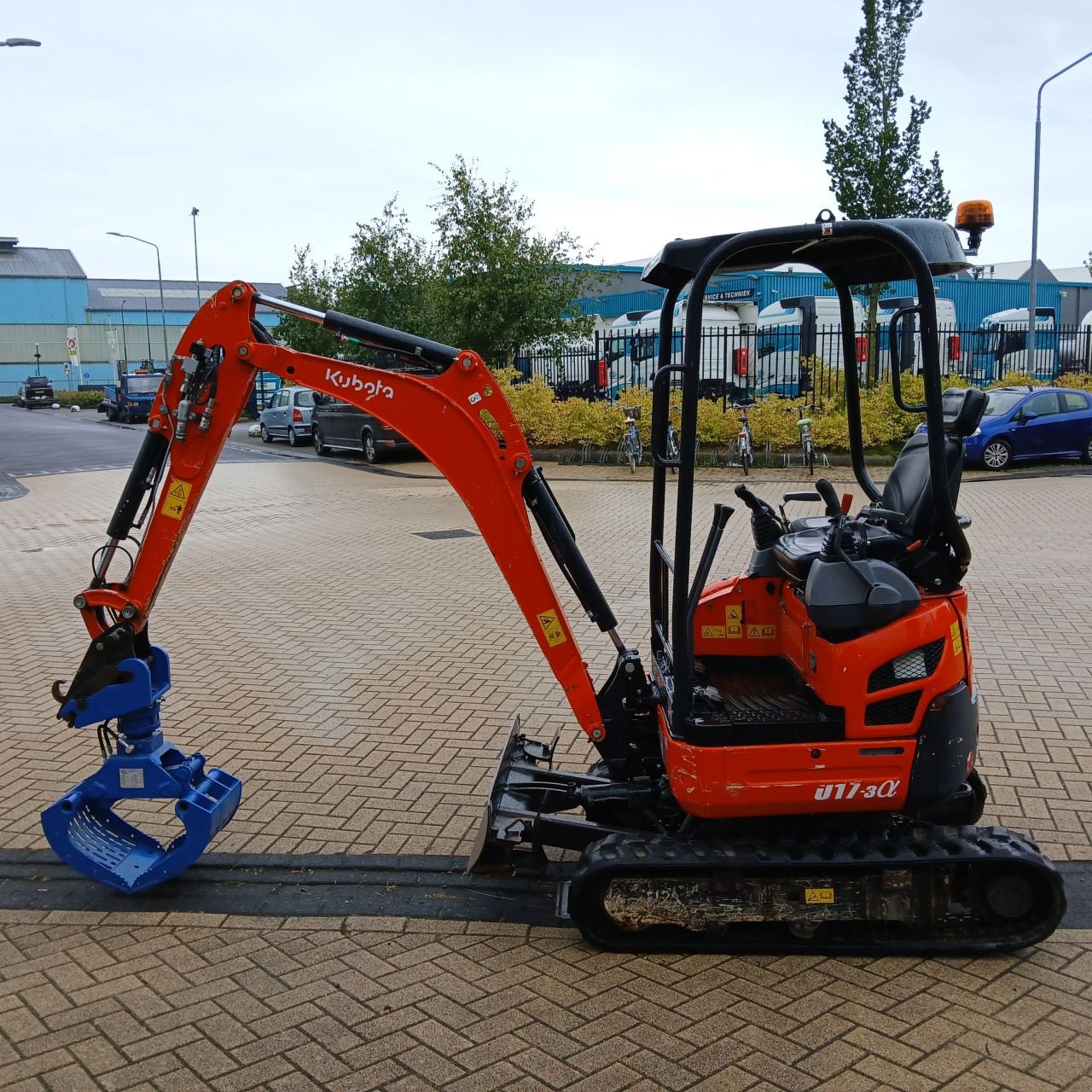 Minibagger des Typs Kubota U17-3., Gebrauchtmaschine in Alblasserdam (Bild 1)