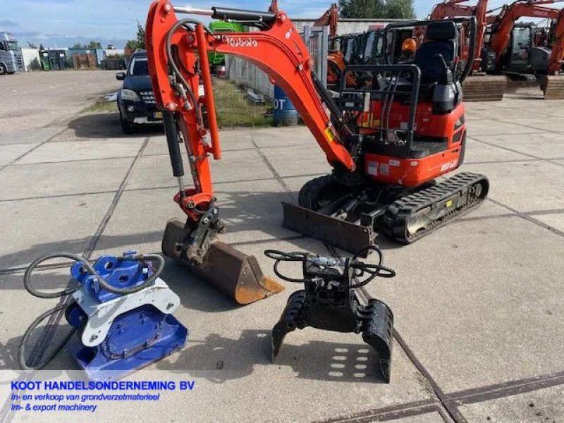 Minibagger van het type Kubota U17-3a Inclusief Sorteergrijper (TOP), Gebrauchtmaschine in Nieuwerkerk aan den IJssel (Foto 1)