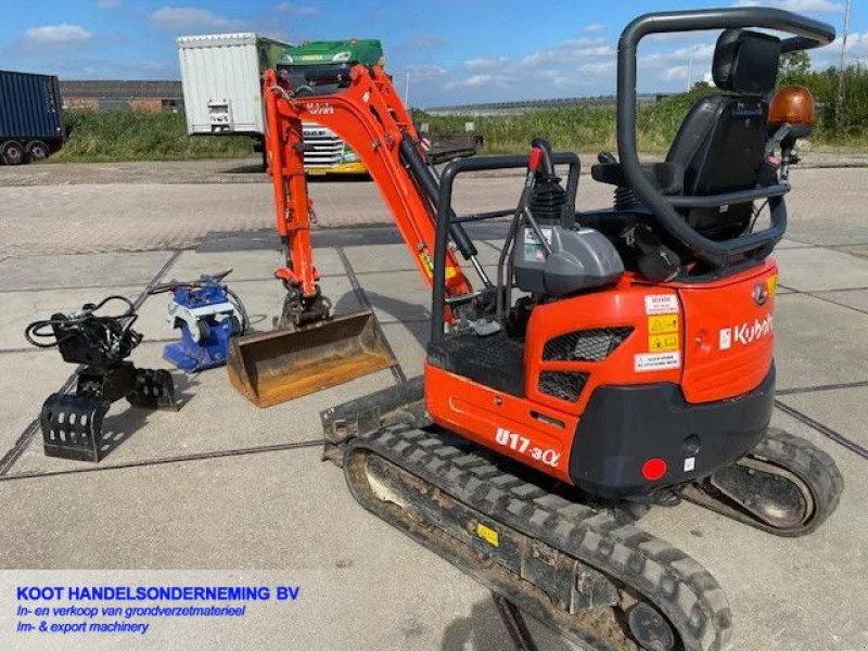 Minibagger tip Kubota U17-3a Inclusief Sorteergrijper (TOP), Gebrauchtmaschine in Nieuwerkerk aan den IJssel (Poză 2)