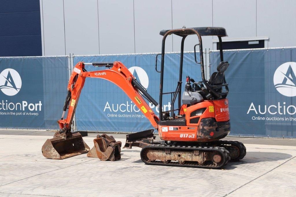 Minibagger van het type Kubota U17-3a, Gebrauchtmaschine in Antwerpen (Foto 3)