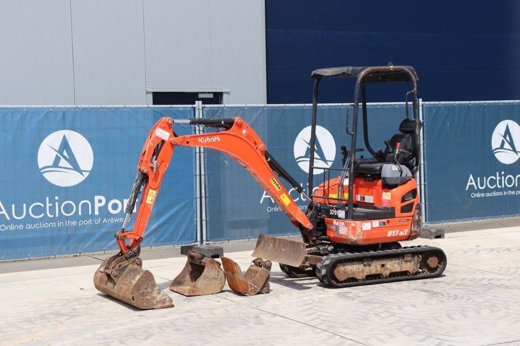 Minibagger del tipo Kubota U17-3a, Gebrauchtmaschine en Antwerpen (Imagen 10)