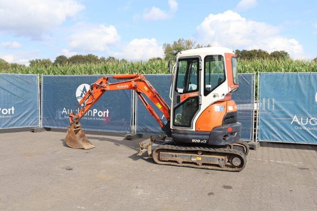 Minibagger des Typs Kubota U20-3EU, Gebrauchtmaschine in Antwerpen (Bild 3)