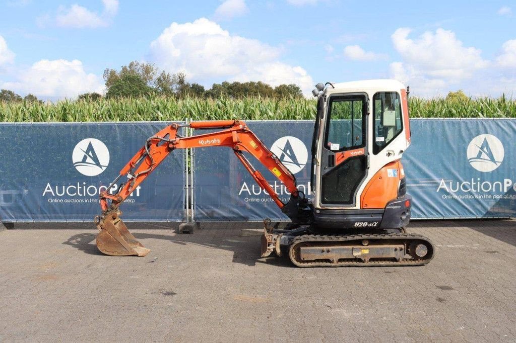 Minibagger des Typs Kubota U20-3EU, Gebrauchtmaschine in Antwerpen (Bild 2)