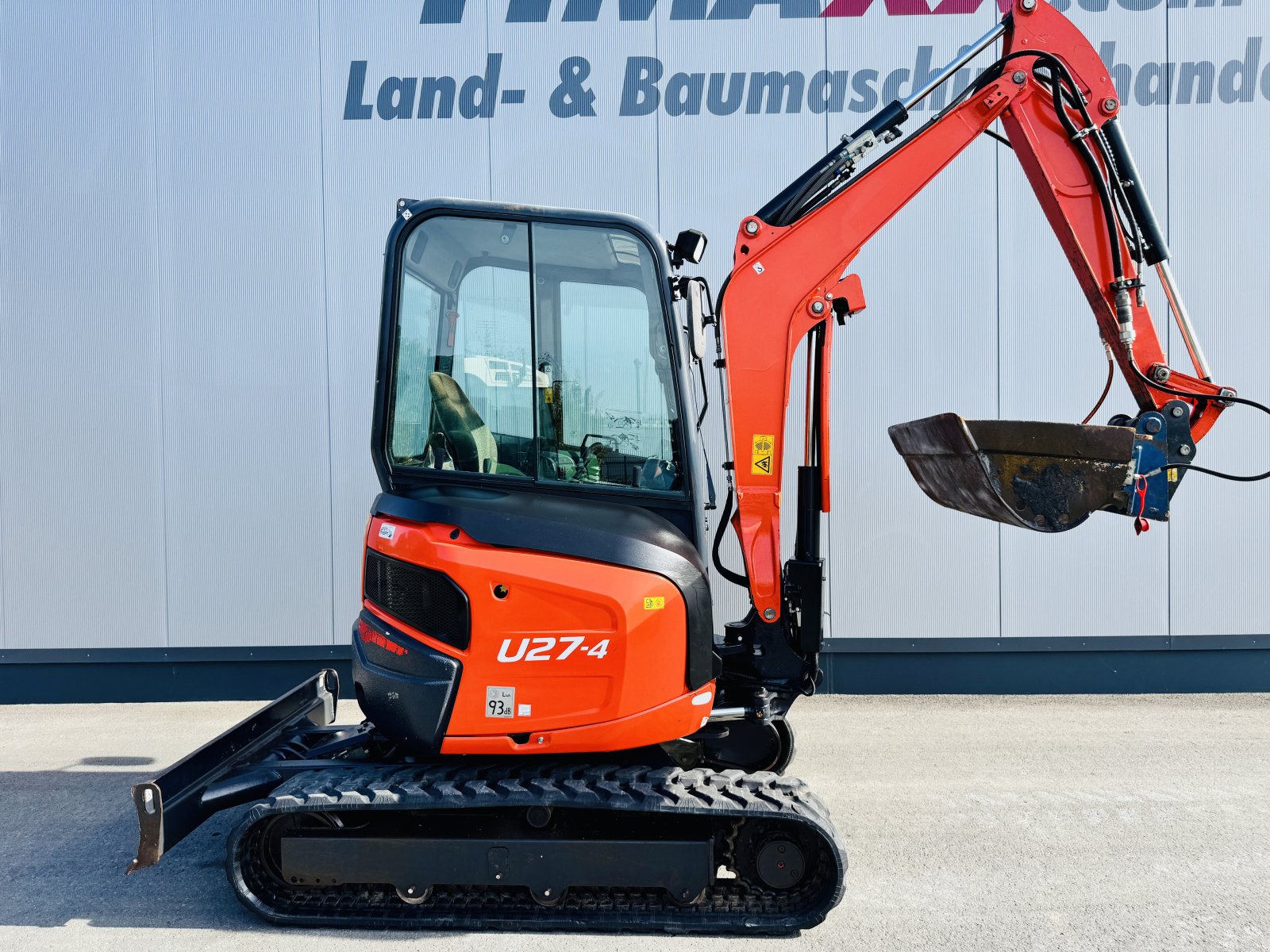 Minibagger van het type Kubota U27-4, Gebrauchtmaschine in Falkenstein (Foto 3)