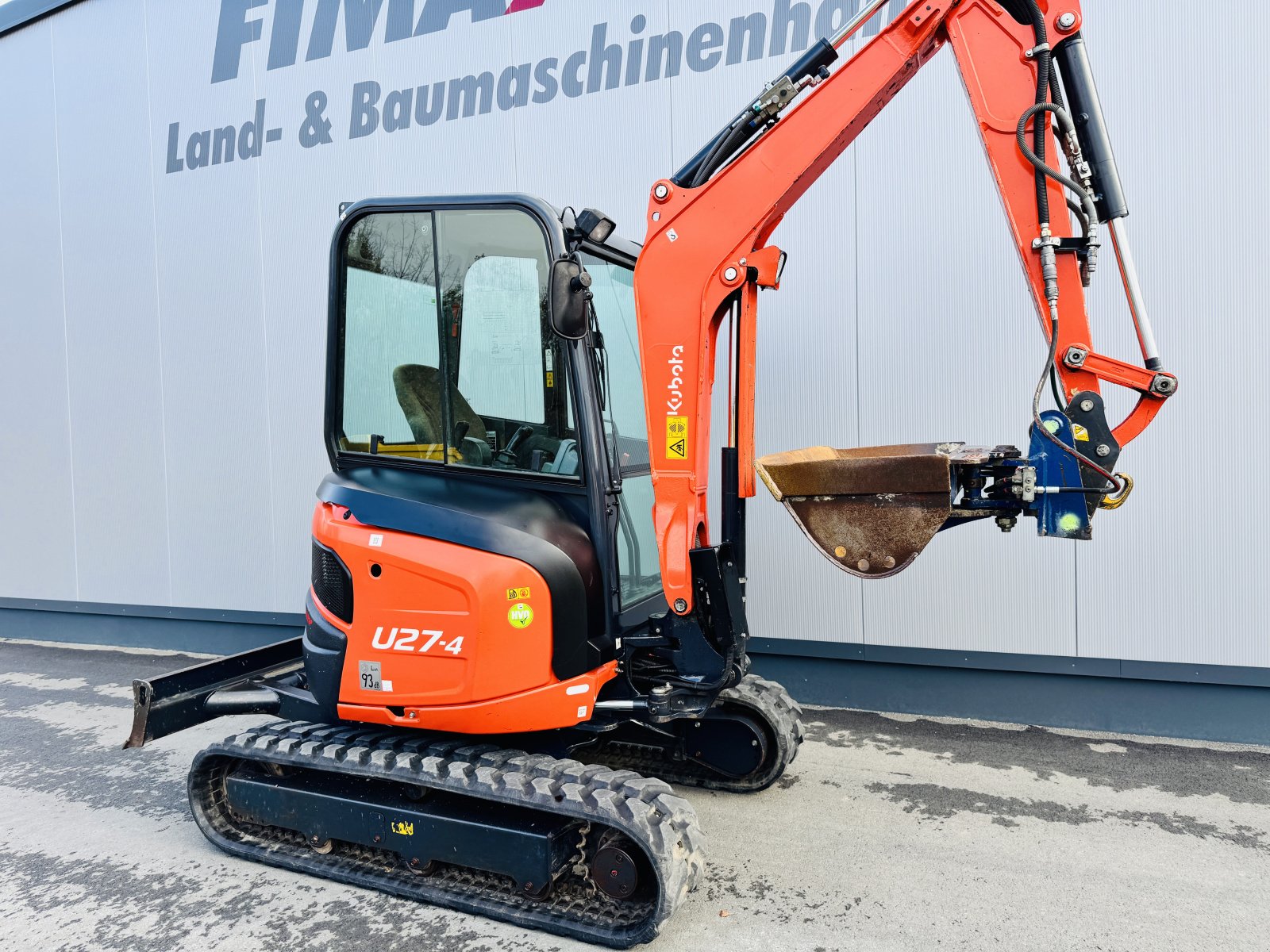 Minibagger typu Kubota U27-4, Gebrauchtmaschine w Falkenstein (Zdjęcie 4)