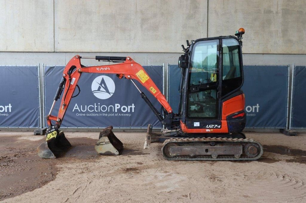 Minibagger del tipo Kubota U27-4, Gebrauchtmaschine en Antwerpen (Imagen 2)