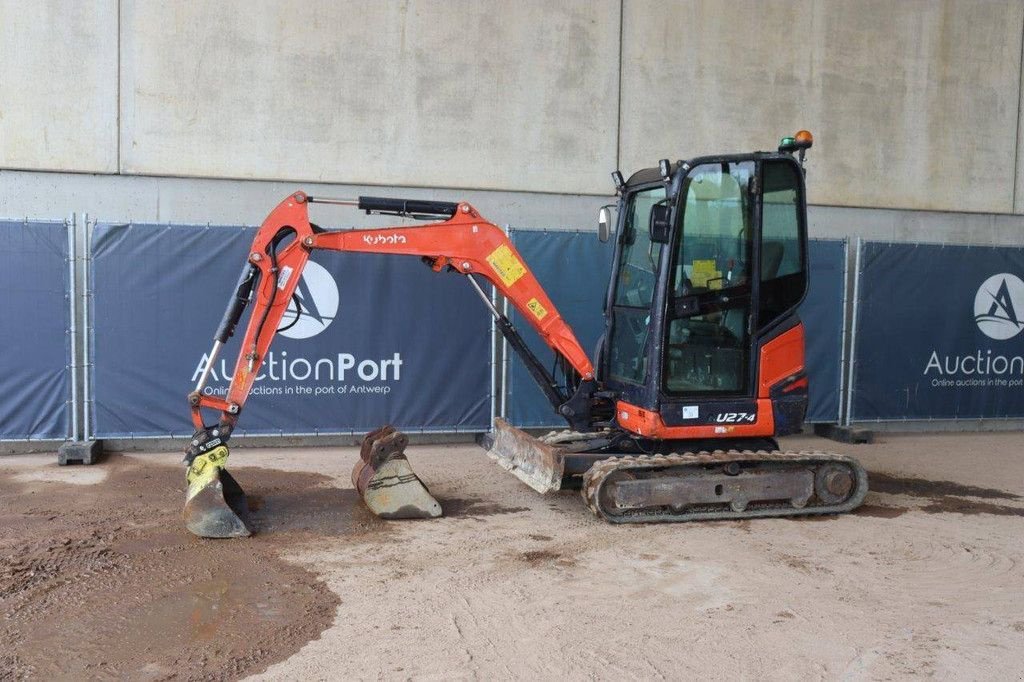 Minibagger del tipo Kubota U27-4, Gebrauchtmaschine en Antwerpen (Imagen 1)