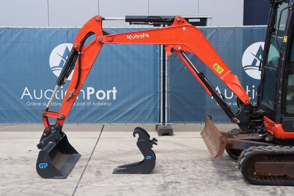 Minibagger del tipo Kubota U27-4, Gebrauchtmaschine en Antwerpen (Imagen 11)