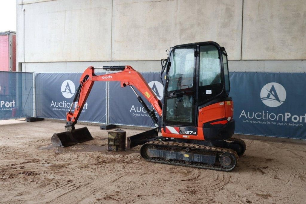 Minibagger typu Kubota U27-4, Gebrauchtmaschine w Antwerpen (Zdjęcie 3)