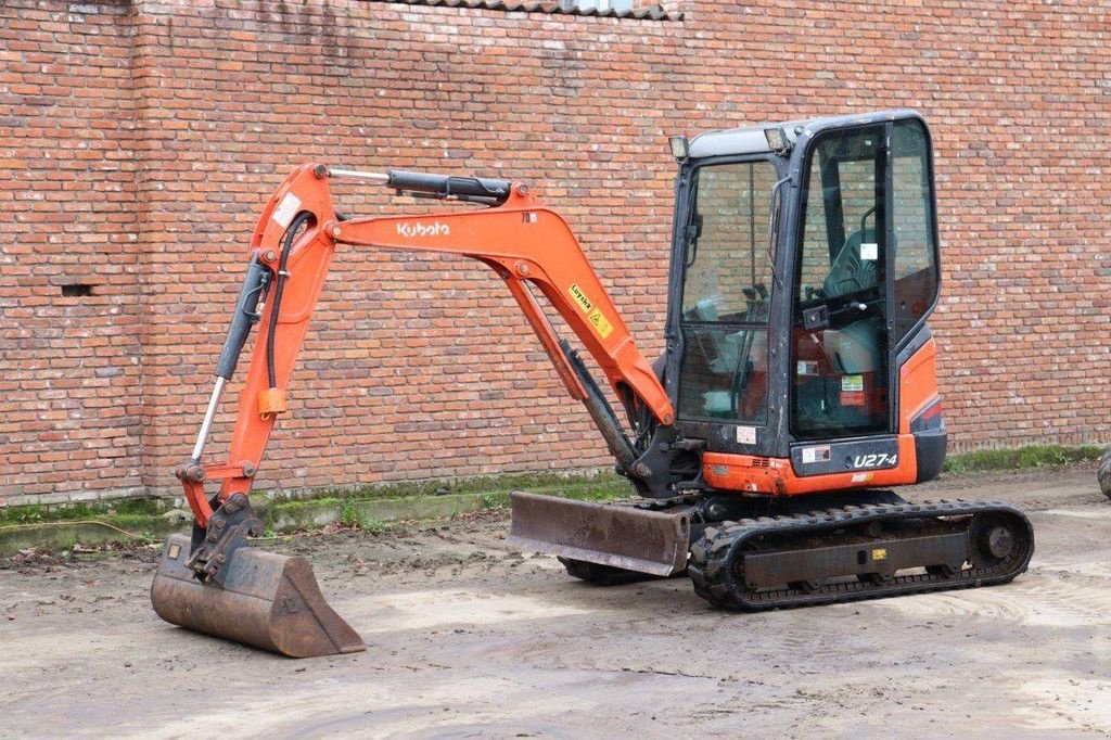 Minibagger des Typs Kubota U27-4, Gebrauchtmaschine in Antwerpen (Bild 10)