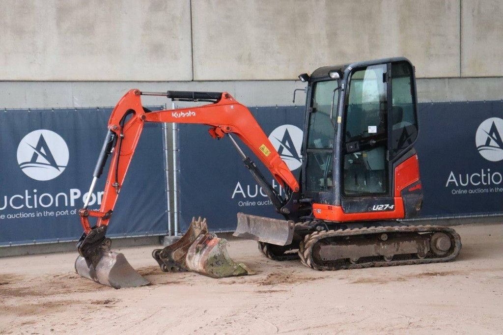 Minibagger du type Kubota U27-4, Gebrauchtmaschine en Antwerpen (Photo 10)