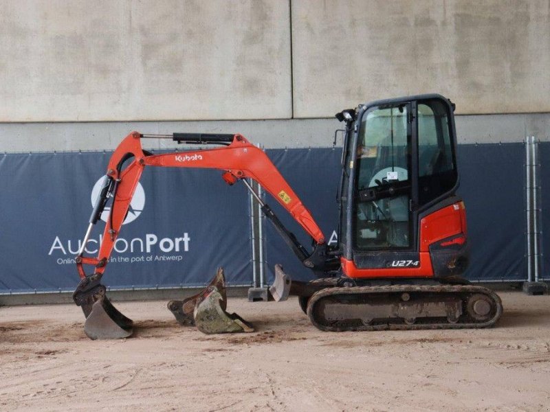 Minibagger du type Kubota U27-4, Gebrauchtmaschine en Antwerpen (Photo 1)