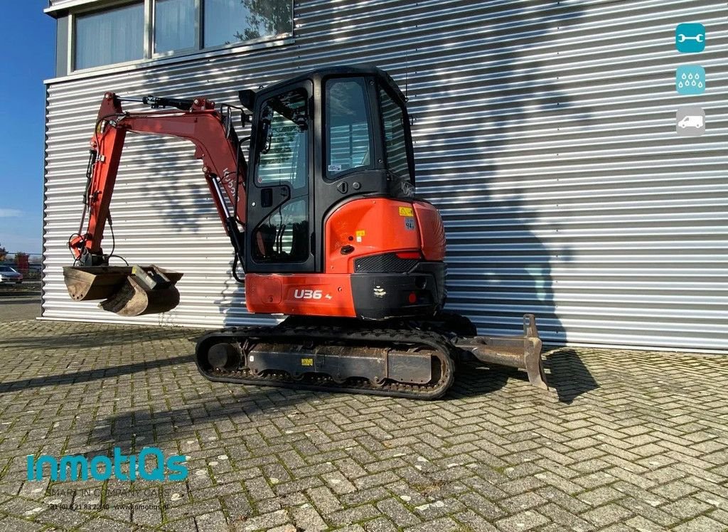 Minibagger типа Kubota U36-4, Gebrauchtmaschine в Heijen (Фотография 3)