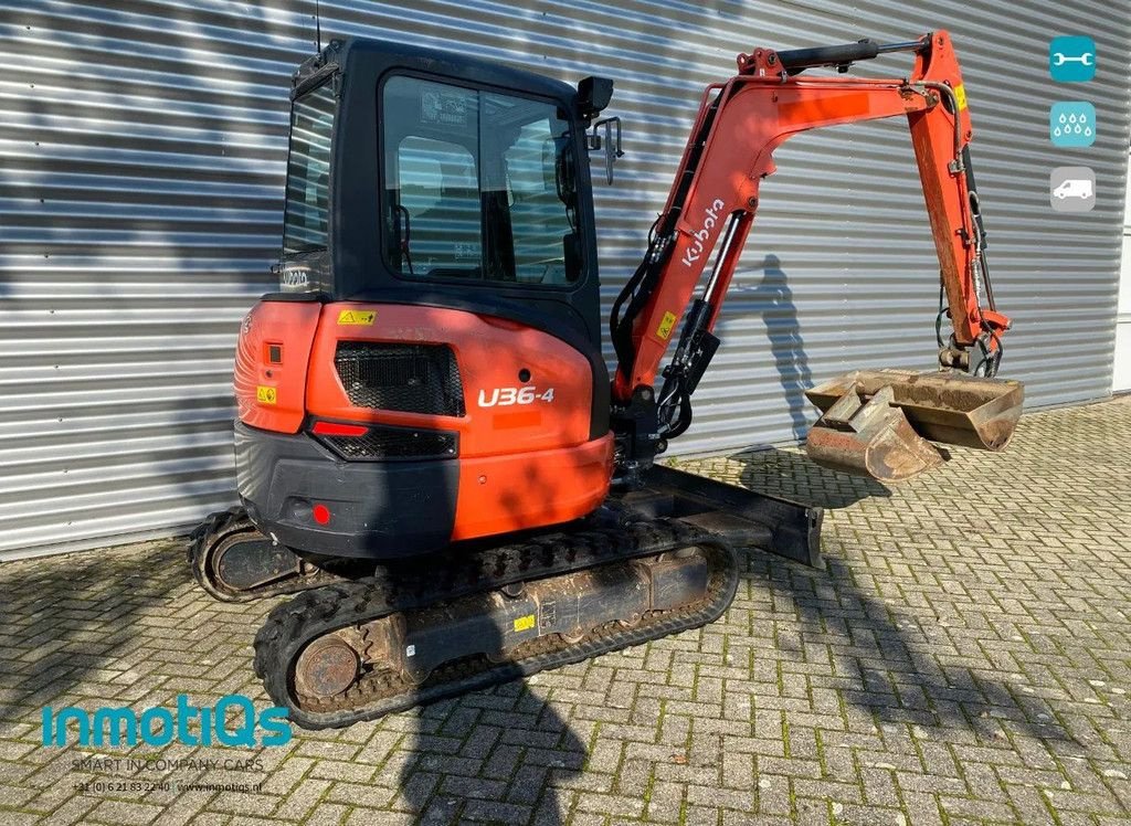 Minibagger a típus Kubota U36-4, Gebrauchtmaschine ekkor: Heijen (Kép 2)