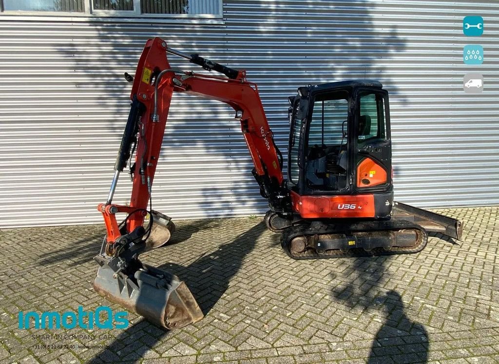 Minibagger a típus Kubota U36-4, Gebrauchtmaschine ekkor: Heijen (Kép 5)