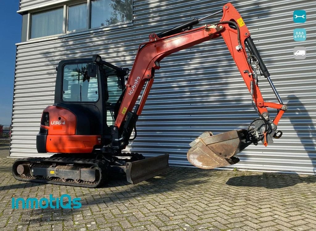 Minibagger типа Kubota U36-4, Gebrauchtmaschine в Heijen (Фотография 1)