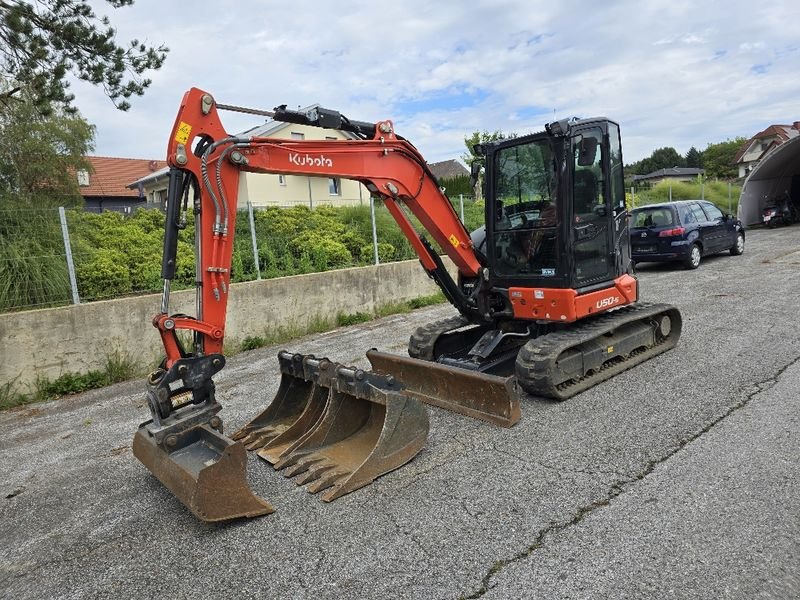 Minibagger des Typs Kubota U50-5, Gebrauchtmaschine in Gabersdorf (Bild 1)