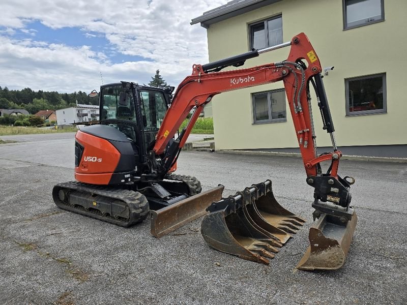 Minibagger des Typs Kubota U50-5, Gebrauchtmaschine in Gabersdorf (Bild 12)