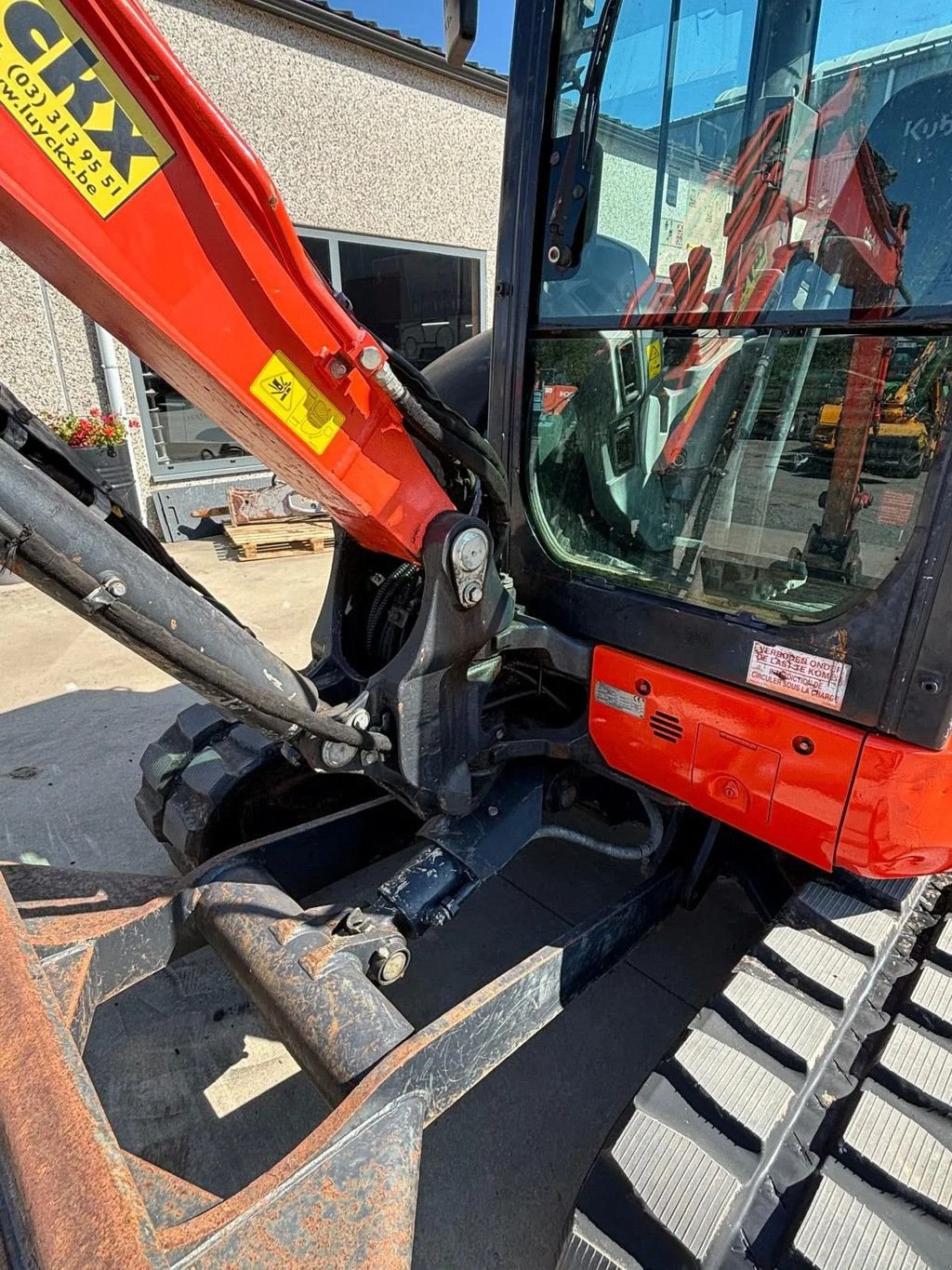 Minibagger des Typs Kubota U55-4, Gebrauchtmaschine in Wevelgem (Bild 9)