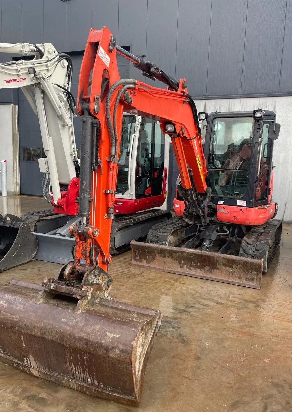 Minibagger des Typs Kubota U55-4, Gebrauchtmaschine in Wevelgem (Bild 5)