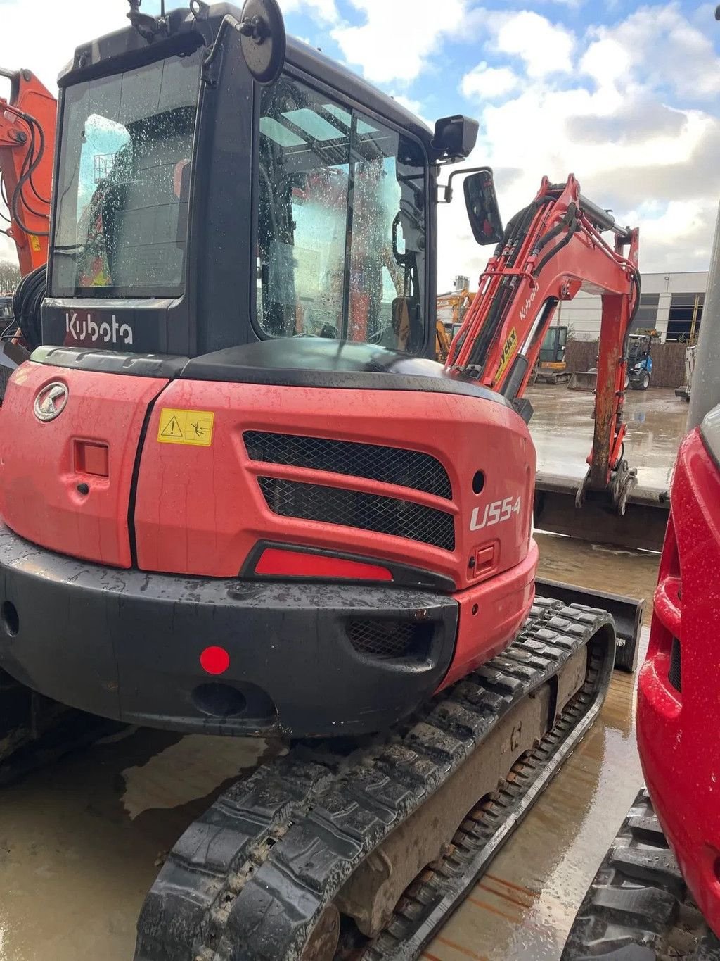 Minibagger des Typs Kubota U55-4, Gebrauchtmaschine in Wevelgem (Bild 3)