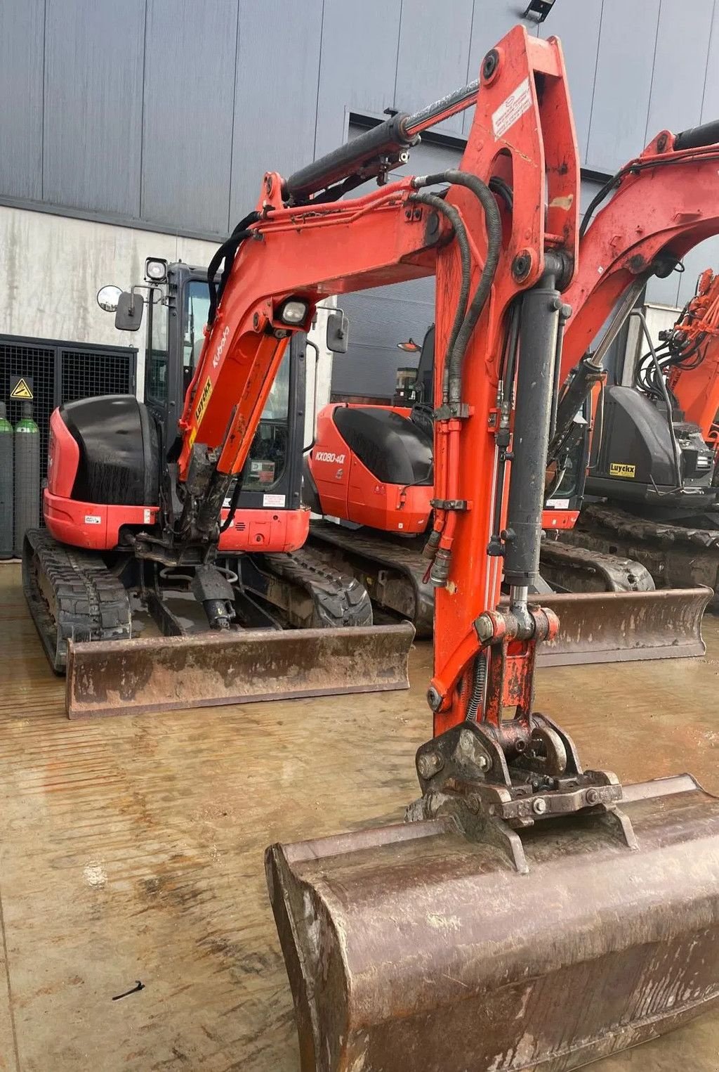 Minibagger des Typs Kubota U55-4, Gebrauchtmaschine in Wevelgem (Bild 4)