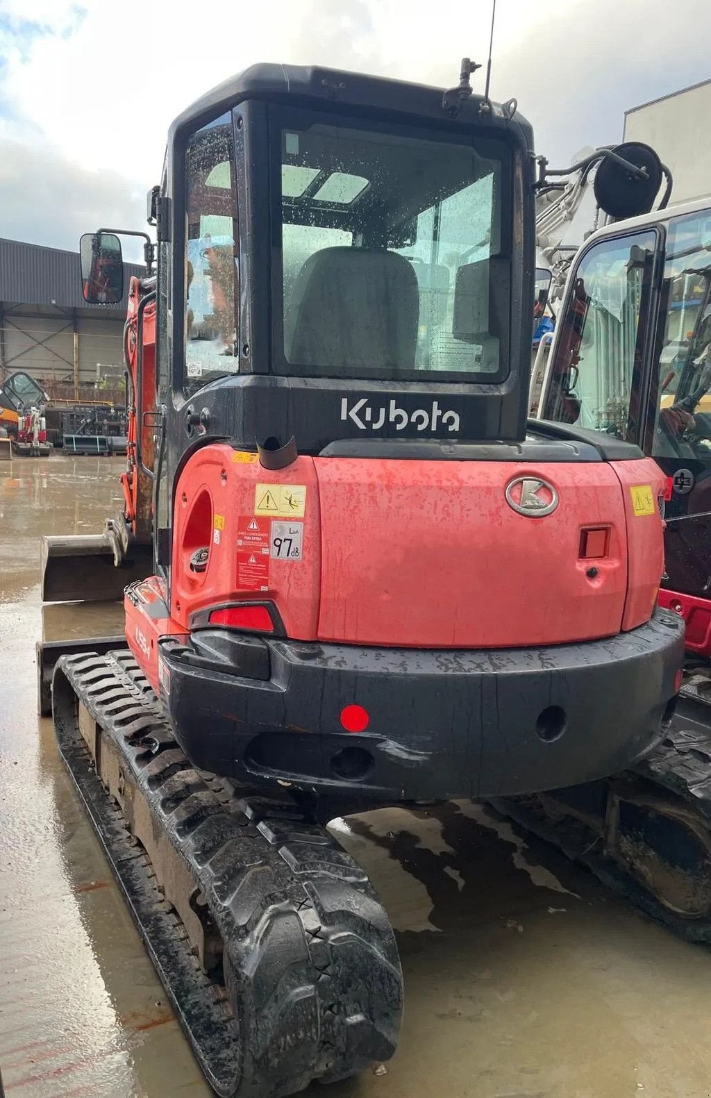 Minibagger des Typs Kubota U55-4, Gebrauchtmaschine in Wevelgem (Bild 2)