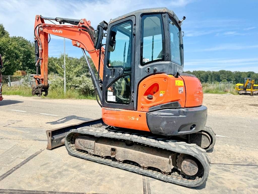 Minibagger du type Kubota U55-4S - 3425 Hours / Quick Coupler, Gebrauchtmaschine en Veldhoven (Photo 3)