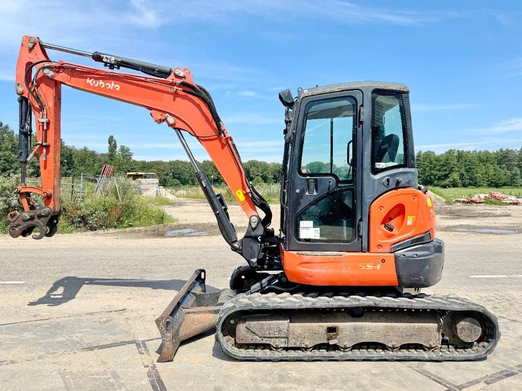 Minibagger del tipo Kubota U55-4S - 3425 Hours / Quick Coupler, Gebrauchtmaschine en Veldhoven (Imagen 1)