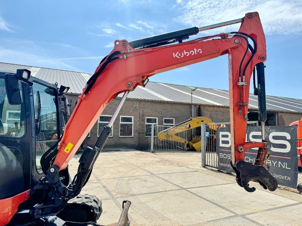 Minibagger du type Kubota U55-4S - 3425 Hours / Quick Coupler, Gebrauchtmaschine en Veldhoven (Photo 11)