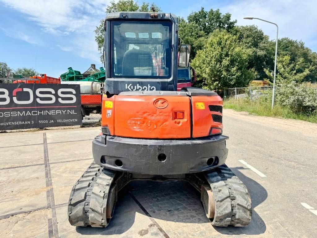 Minibagger Türe ait Kubota U55-4S - 3425 Hours / Quick Coupler, Gebrauchtmaschine içinde Veldhoven (resim 4)