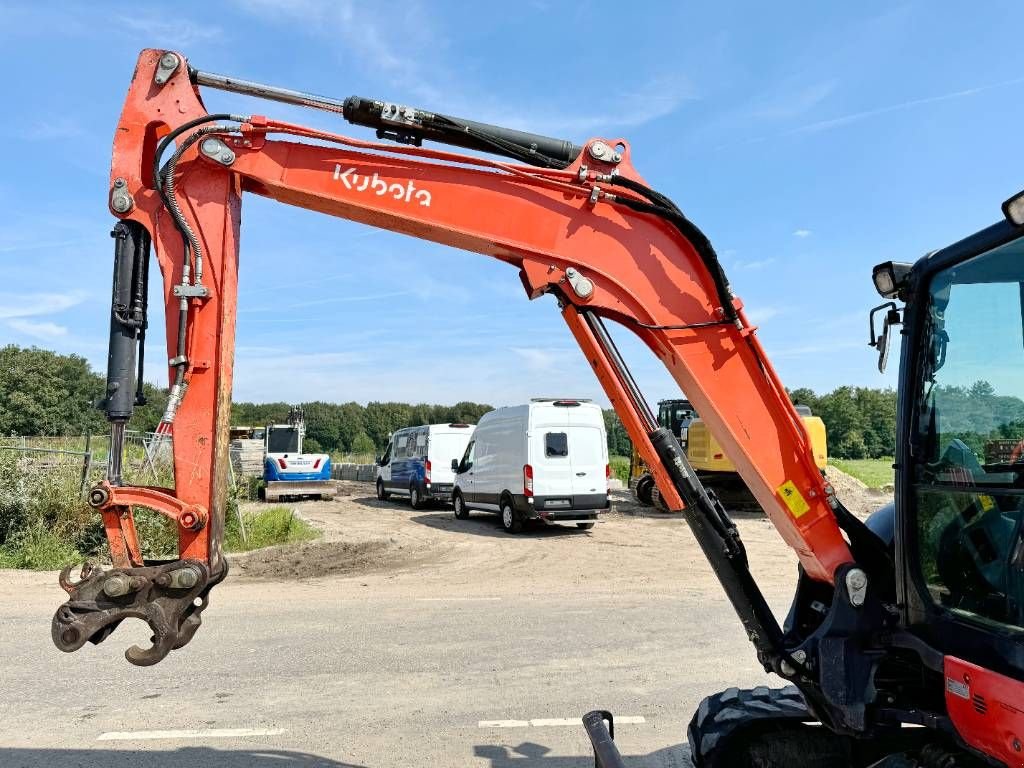 Minibagger du type Kubota U55-4S - 3434 Hours / Quick Coupler, Gebrauchtmaschine en Veldhoven (Photo 10)