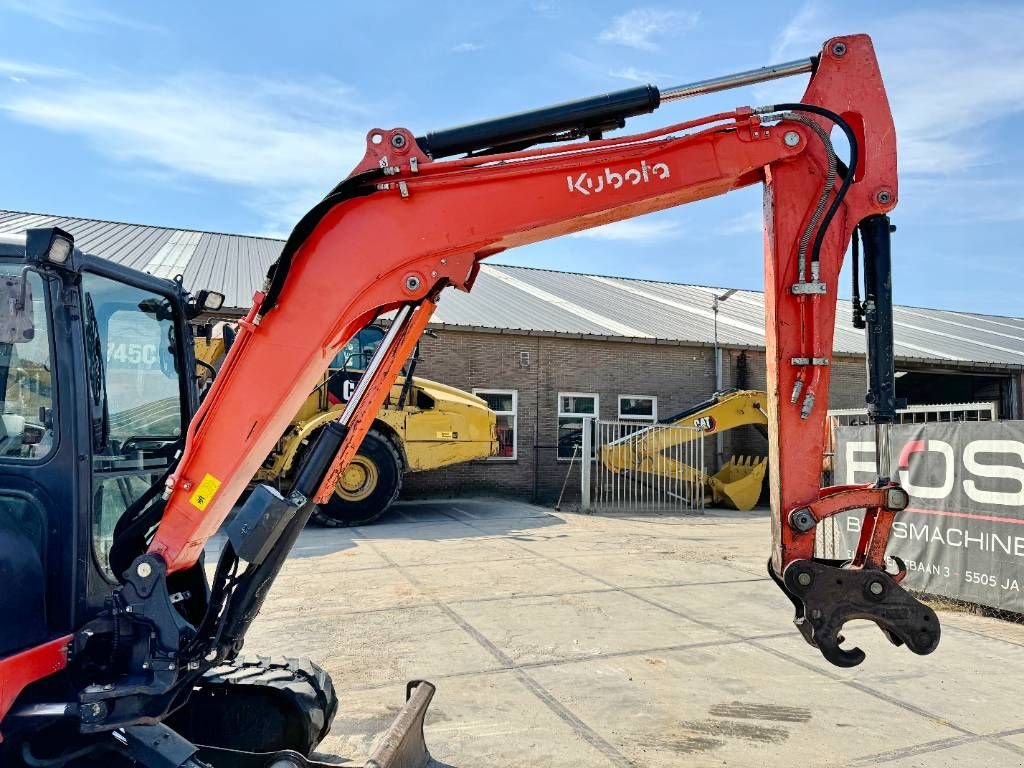 Minibagger типа Kubota U55-4S - 3434 Hours / Quick Coupler, Gebrauchtmaschine в Veldhoven (Фотография 11)