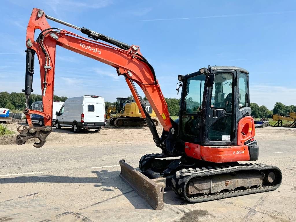 Minibagger du type Kubota U55-4S - 3434 Hours / Quick Coupler, Gebrauchtmaschine en Veldhoven (Photo 2)