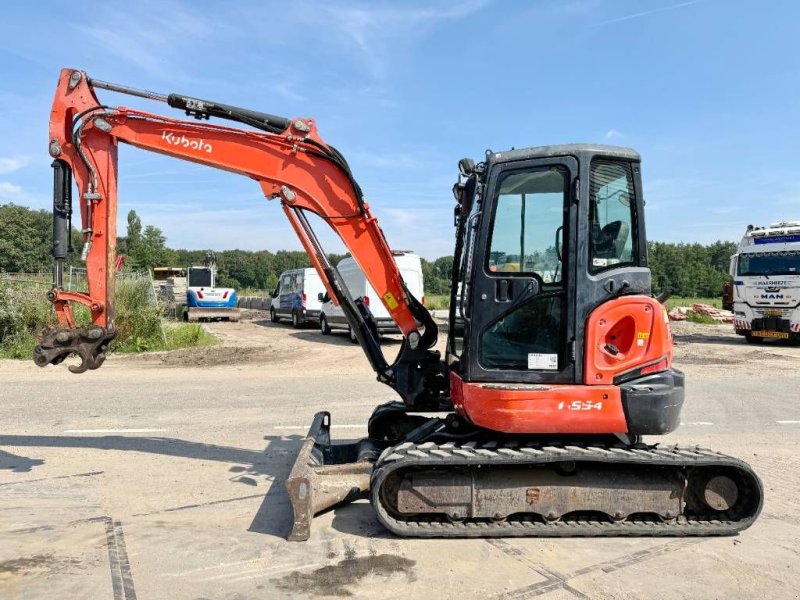 Minibagger типа Kubota U55-4S - 3434 Hours / Quick Coupler, Gebrauchtmaschine в Veldhoven (Фотография 1)