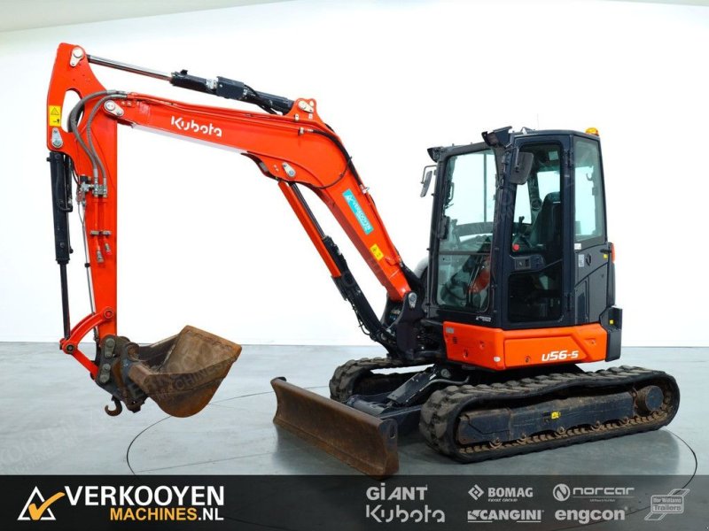 Minibagger του τύπου Kubota U56-5 Minigraver, Gebrauchtmaschine σε Vessem (Φωτογραφία 1)