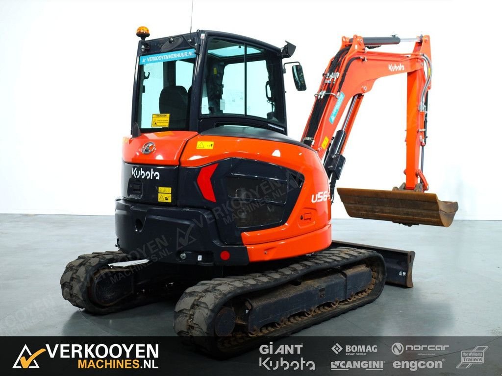 Minibagger типа Kubota U56-5 Minigraver, Gebrauchtmaschine в Vessem (Фотография 5)