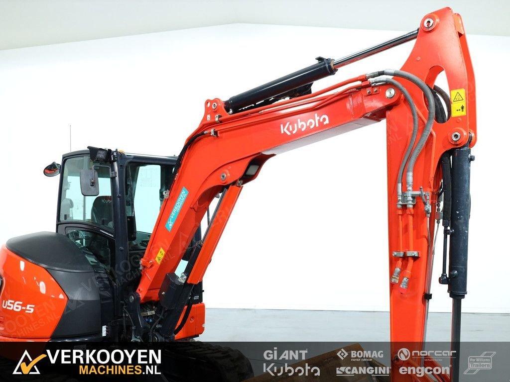 Minibagger типа Kubota U56-5 Minigraver, Gebrauchtmaschine в Vessem (Фотография 9)