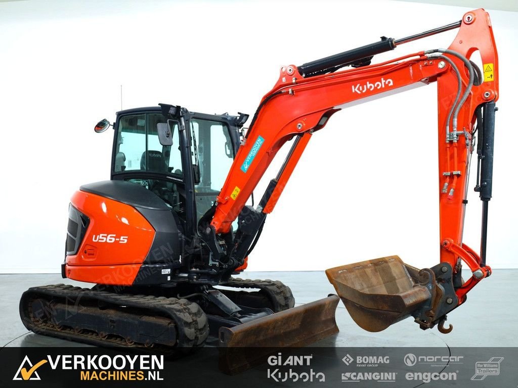 Minibagger типа Kubota U56-5 Minigraver, Gebrauchtmaschine в Vessem (Фотография 8)