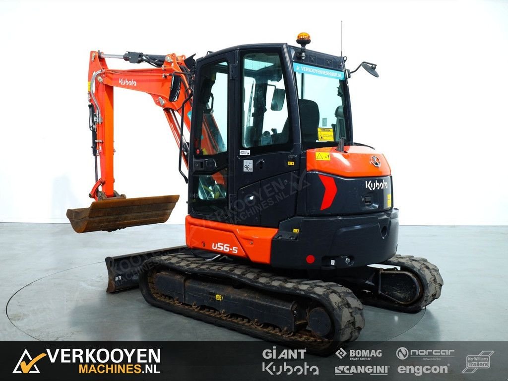 Minibagger типа Kubota U56-5 Minigraver, Gebrauchtmaschine в Vessem (Фотография 3)