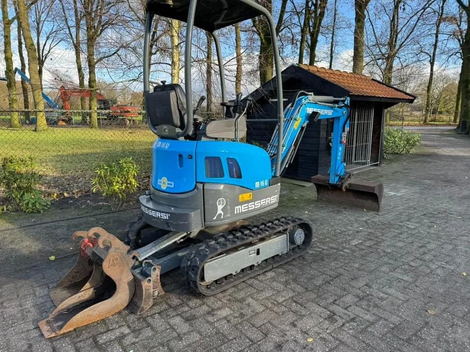 Minibagger van het type Messersi M16U Minigraver cw05 kubota, Gebrauchtmaschine in Harskamp (Foto 7)