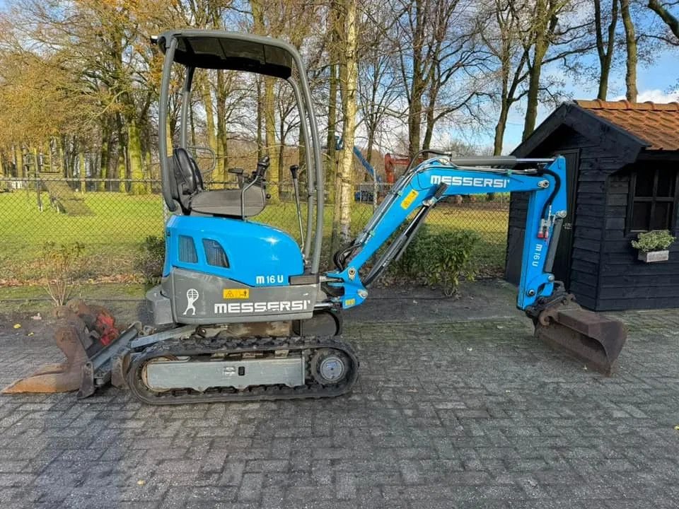 Minibagger van het type Messersi M16U Minigraver cw05 kubota, Gebrauchtmaschine in Harskamp (Foto 4)