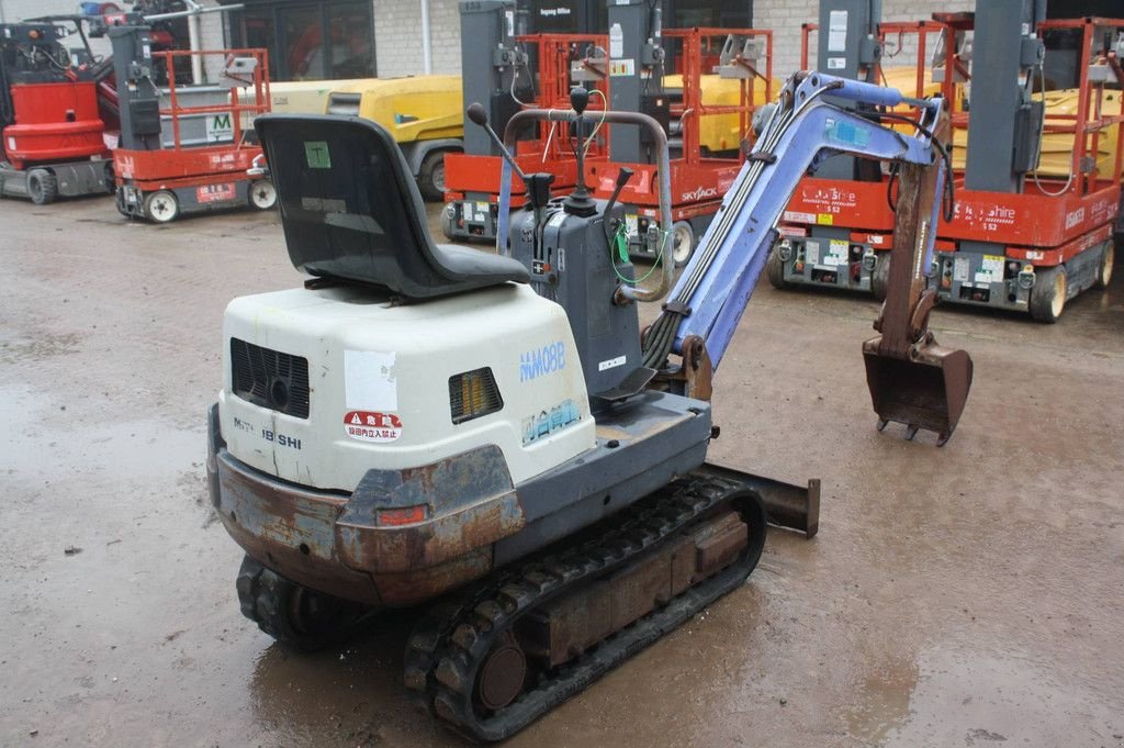 Minibagger Türe ait Mitsubishi MM08B, Gebrauchtmaschine içinde Antwerpen (resim 9)